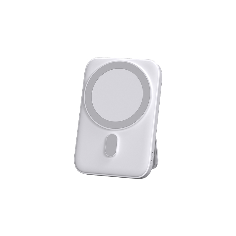 Stație de încărcare wireless 5 in 1 cu baterie externă pentru telefon, ceas si căști (alb) [2]