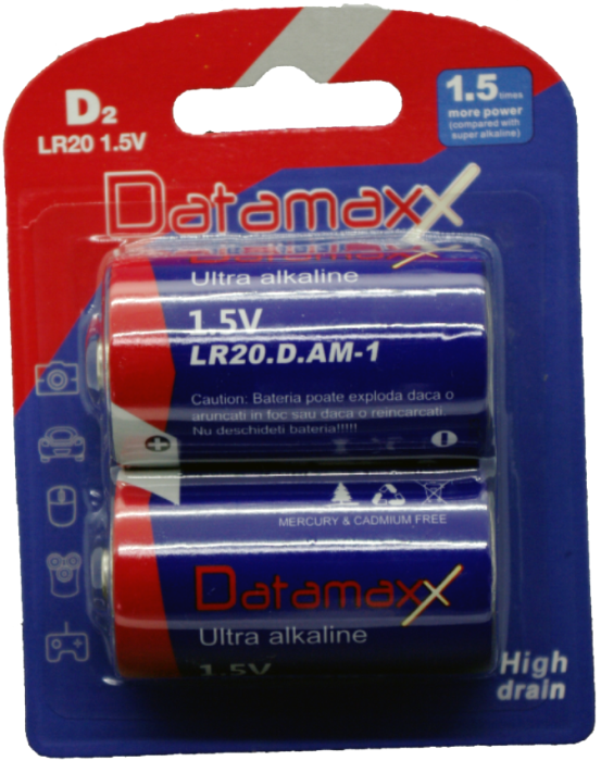 A_1492 Baterie Datamaxx Alcalina R20 Blister de 2 [1]