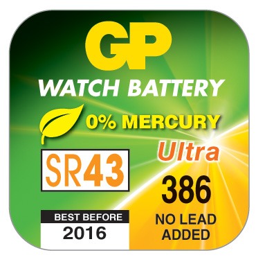 Baterie 386 - AG12 GP Blister 1 [1]