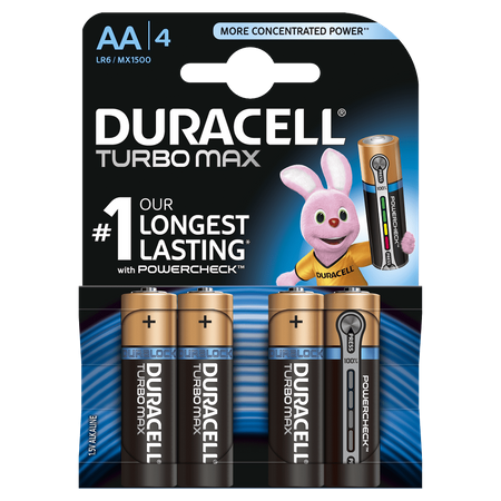 Baterie Duracell Turbo Max R6 AA Blister 4 [1]