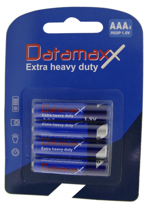 Baterie Zn-Cb R03 Datamaxx Blister 4 [1]