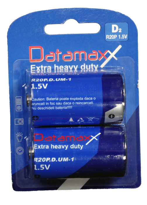 Baterie Zn-Cb R20 Datamaxx Blister 2 [1]