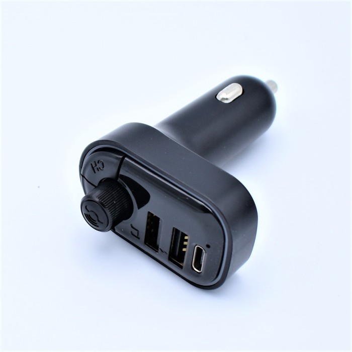 Modulator FM cu Bluetooth,2 USB+ TypeC,Mp3,Redare USB/microSD,Functie Handsfree – C12 [1]