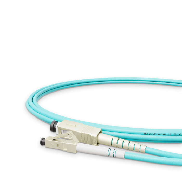 Patch Cord Fibra Optica Datamaxx Simplex Multi Mode OM3 Manta LSZH semi-tight bufer SC/UPC-LC/UPC 50/125 3 metri [2]