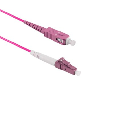 Patch Cord Fibra Optica Datamaxx Simplex Multi Mode OM4 Manta LSZH semi-tight bufer SC/UPC-LC/UPC 50/125 1 metru [2]
