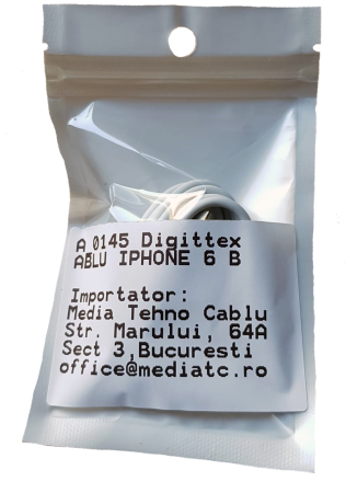 Accesorii Telefoane - A_0145 Cablu Iphone Alb 1 Metru