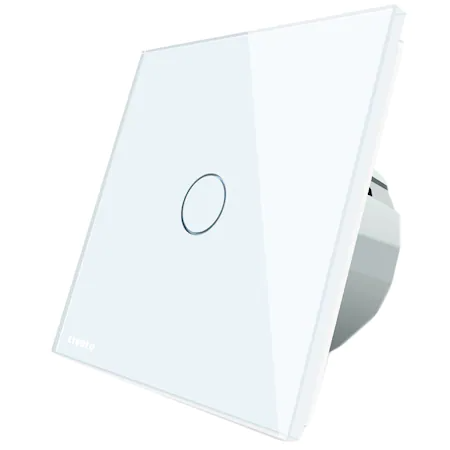 Casa Inteligenta - A_0307 Intrerupator digital Datamaxx RF-86-02 cap-scara alb