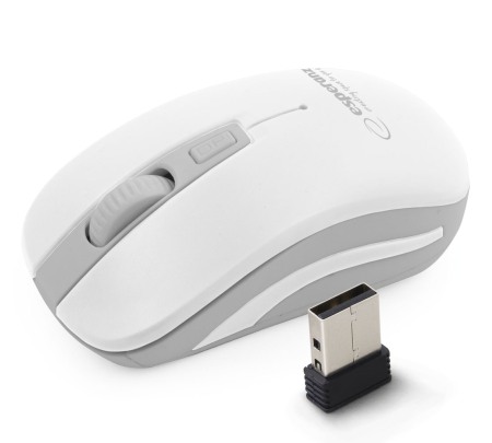 Periferice - A_0759 EM126EW Mouse Wireless 4D 2.4Ghz Uranus White/Grey