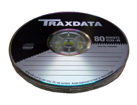 CD-uri - A_0791 CD-R80 52X Traxdata Spindle 10 Black+Silver