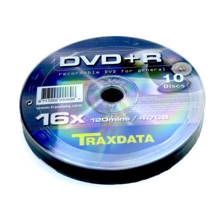 DVD-uri - A_0838 DVD+R 16X 4.7GB Traxdata 10 Spindle