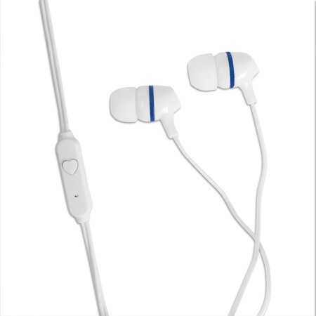 Casti Telefon & Handsfree - A_0967 EH191WB CASCA INTRAAURICULARA ESPERANZA CU MICROFON ALB/BLUE