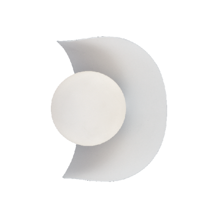 Casa, Gradina si Bricolaj - A_1079 Aplica, BRENDA, 1XG9, ALB/NEGRU, Elmark, 955BRENDA1/WH