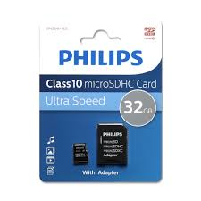 Carduri Memorie - A_1099 MICRO SDHC PHILIPS 32GB CL10+AD FM32MA45B/10