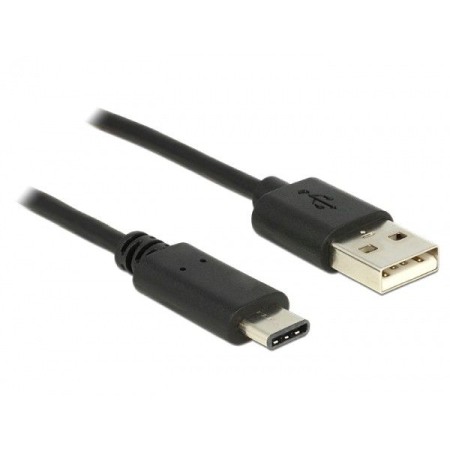 Accesorii Telefoane - A_1121 Cablu de incarcare si transfer de date Premium USB-Type C Datamaxx lungime 1 metru fast charging pentru telefon / tableta Android sau laptop, conector USB, conector USB-C incarcare rapida negru