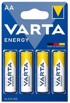 Baterii - A_1365 4106 Baterii alcaline VARTA Energy Value Pack LR6/AA, 4 buc/set