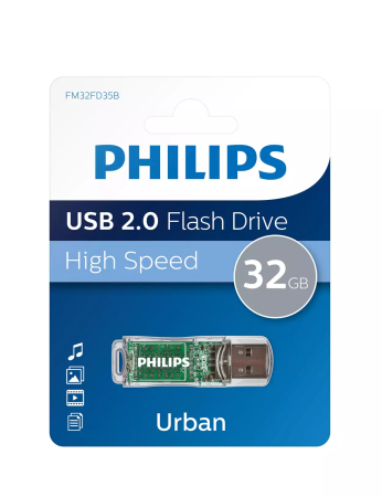 Stick-uri USB - A_1405 USB STICK 2.0 Stick Philips Urban 32GB FM32FD35B/00