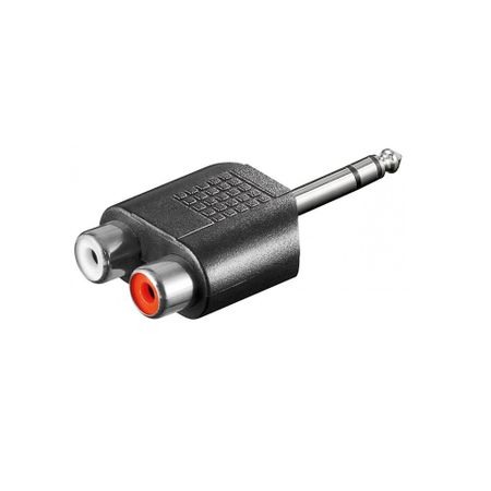 TV & Multimedia - A_1678 Adaptor Jack 6.3mm tata - 2 RCA mama