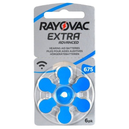 Baterii Si Acumulatori - A_2116 Rayovac ZA675MF 6 x baterii Rayovac Extra Advanced 675 MF pentru aparate auditive