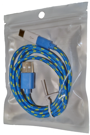 Cabluri si Adaptoare Telefoane - A_2158 Cablu de incarcare si transfer de date Premium USB-Type C Datamaxx lungime 1 metru fast charging pentru telefon/tableta Android sau laptop, conector USB, conector USB-C, conector Micro USB inca