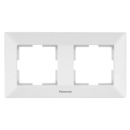 Aparataj  Electric - A_2329 Rama 2 orizontala Arkedia Panasonic alba