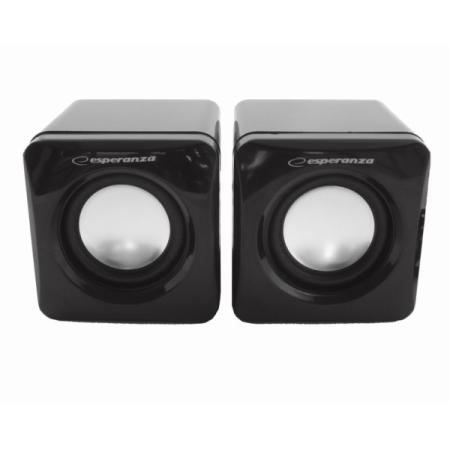 Periferice - A_2461 EP111 Boxe stereo pasive 6W RMS, USB, 4 Ohmi, control volum, Esperanza Leggiero