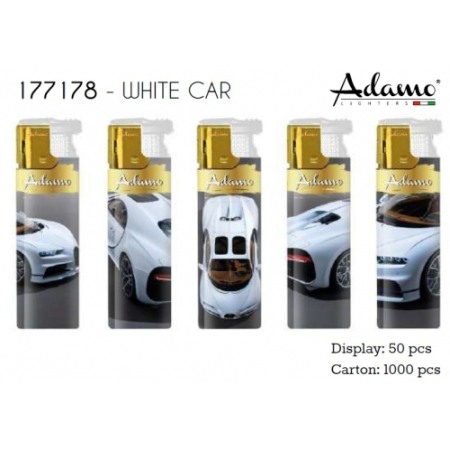 Brichete - A_2555 Turbo lighter normal White Car 177178