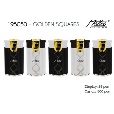 Brichete - A_2560 Bricheta Flacara Dubla Matteo Golden Squares 195050