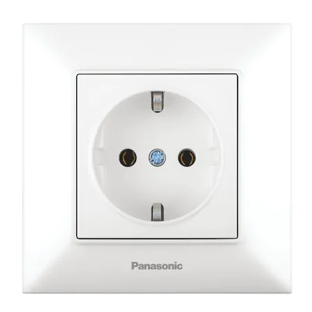 Aparataj  Electric - A_2784 Priza Schuko 16A 250V Arkedia Slim Alb Panasonic