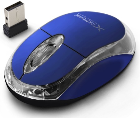 Periferice - A_2861 XM105B Mouse Wireless 3D Harrier Albastru