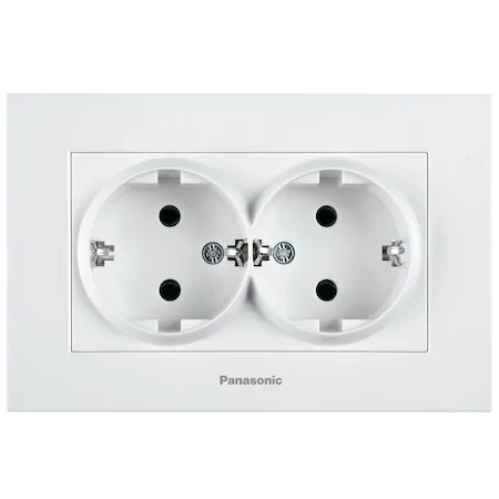 Aparataj Karre Plus Panasonic - A_3032 Priza Schuko Dubla Karre Plus Panasonic Alba
