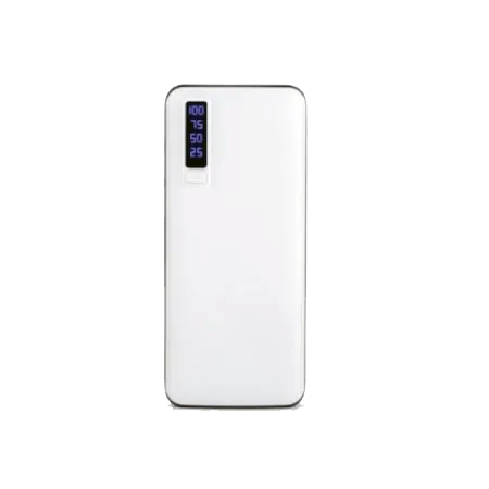 Power bank telefoane - A_3066 Baterie externa 20000 mAh 3 port USB si lanterna Alb