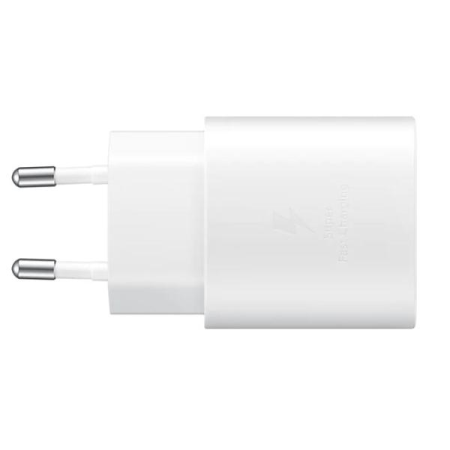 Incarcatoare Telefoane - A_3921 Incarcator Retea pentru Samsung EP-TA800NWEGEU, Super Fast Charging 25 W (Alb)