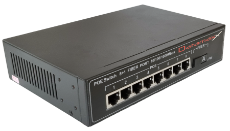 Routere, Switch-uri, ONT-uri si Extendere WI-FI - A_4179 Switch Datamaxx 8 porturi 10/100 PoE+ si 1 port optic A/B gigabit 120W RX-1008k-1F