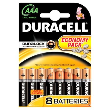 Baterii - Baterie Alcalina R03 Duracell Blister 8