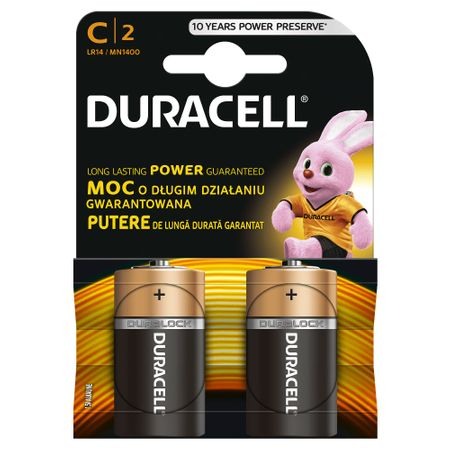 Baterii - Baterie Alcalina R14 Duracell Blister 2