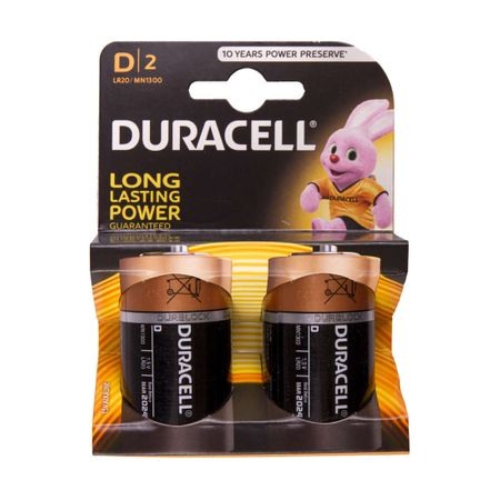 Baterii - Baterie Alcalina R20 Duracell Blister 2