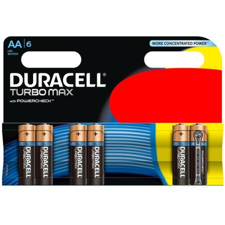 Baterii - Baterie Duracell Turbo Max R6 AA Blister 6