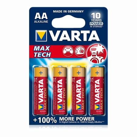 Baterii - Baterie Ultra Alcalina R6 Varta MaxTech 4706 Blister 4