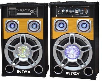 TV & Multimedia - Boxe 2.0 2x25W Intex Karaoke DJ801 USB/SD/FM/BT