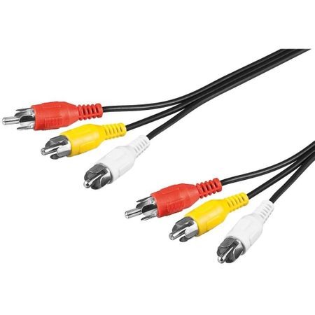 Cabluri cu Conectori - Cablu 3 RCA - 3 RCA 3 Metri