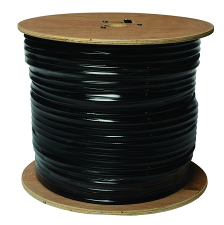 Cabluri TV - Cablu Coaxial RG6 CCS Datamaxx Negru Trishield cu sufa 305M