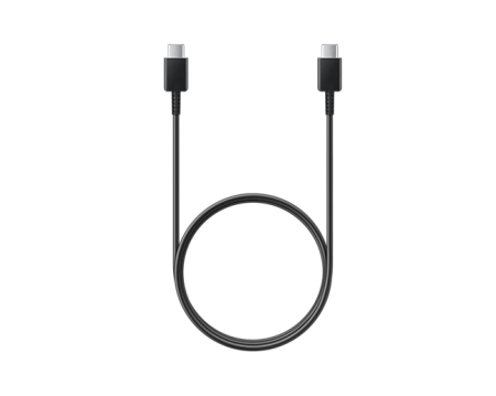 Cabluri si Adaptoare Telefoane - Cablu Date si Incarcare USB-C - USB-C Samsung EP-DA705 3A 1m Negru EP-DA705BBEGWW