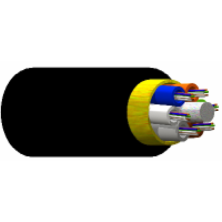 Retelistica - Cablu fibra optica aeriana Datamaxx Multitube 36 fire Single Mode 10 mm