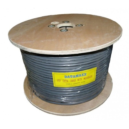 Cabluri Transmisii Date - Cablu FTP cu sufa Datamaxx CAT5E 0,51 mm cupru PVC 500 metri/rola