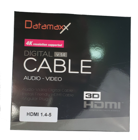 Cabluri cu Conectori - Cablu HDMI - HDMI Datamaxx, 5m, rezolutie 4K, mufe aurite, tip tata-tata ULTRA 4K HD