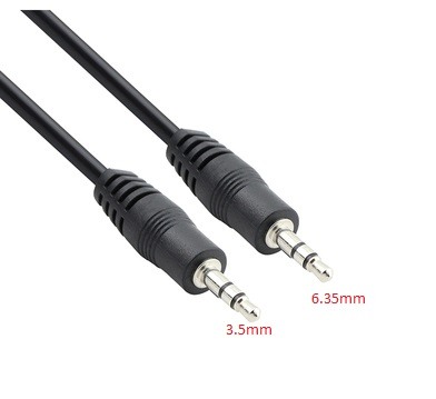 Cabluri cu Conectori - Cablu Jack 3.5mm Tata - 6.35mm Tata OD6 5 Metri