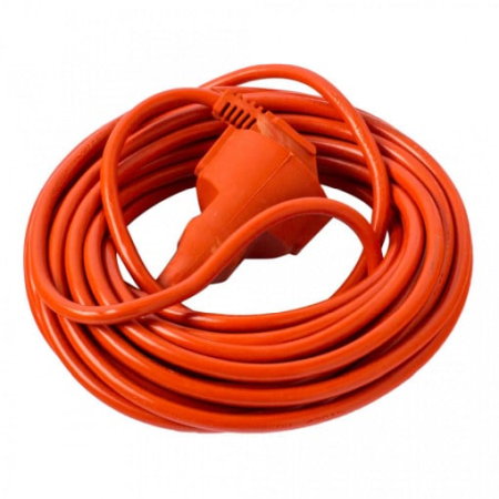 Iluminat si Electrice - Cablu Prelungitor Datamaxx 1 priza cu cupla, IP20, 3 X 1.5 mmp, 3680W, 10 metri, portocaliu