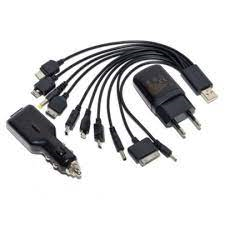 Retelistica - Cablu SDT-138 incarcator USB+10 mufe iesire