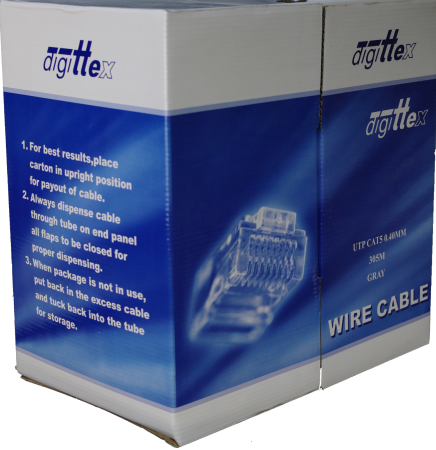 Cabluri Transmisii Date - Cablu UTP Digittex 4cca+4cca 0.45 mm 305 metri/rola