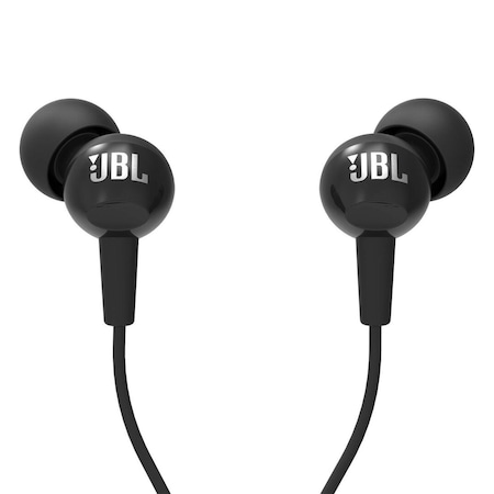 Laptop, Tablete & Telefoane - Casti In Ear JBL C100Si stereo de 3,5 mm Deep Bass Muzics sport apel maini cu microfon,Negru